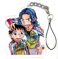 駿河屋 中古 小野田坂道 手嶋純太 アクリルストラップ 弱虫ペダル アニメガリミテッドストア限定 ストラップ