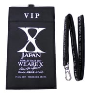 駿河屋 中古 X Japan チケットホルダー 17 July 17 X Japan World Tour 17 We Are X Acoustic Special Miracle 奇跡の夜 6days Vipパッケージプラチナ特別限定グッズ 小物