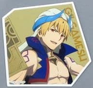 駿河屋 中古 単品 キャスター ギルガメッシュ アニメ マグネットシート Fate Grand Order 絶対魔獣戦線バビロニア ローソン Look 同梱品 小物