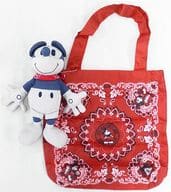 駿河屋 中古 ミッキーマウス ぬいぐるみエコバッグ ディズニー ディズニーストア限定 バック 袋類