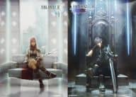 駿河屋 中古 オリジナルポスター2枚組 ライトニング ノクト ファイナルファンタジーxiii Versus Xiii ポスター