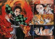 駿河屋 中古 スペシャルコラボポスター 集合 原作絵 アニメ絵 鬼滅の刃 週刊少年ジャンプ 年23号とじ込み付録 ポスター