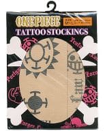 駿河屋 新品 中古 トラファルガー ロー タトゥーストッキング M Lサイズ ワンピース ソックス
