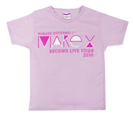 寿美菜子 会場カラーTシャツ(ライラック) パープル Sサイズ 「寿美菜子 Second Live Tour 2014 “make x”」 大宮会場限定