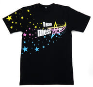 浜崎あゆみ TEAM MESSAGEコラボTシャツ ブラック Sサイズ 「ayumi hamasaki ARENA TOUR 2009 A ～NEXT LEVEL～」