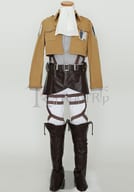 駿河屋 新品 中古 リヴァイver 調査兵団コスチュームセット ユニセックスmサイズ 進撃の巨人 コスプレ衣装 グッズ