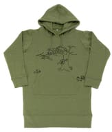 駿河屋 中古 集合 パーカーワンピース Pokemon Little Tales カーキ レディースmサイズ ポケットモンスター ポケモン センター限定 ワンピース