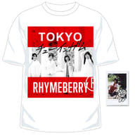 [駿河屋限定チェキ付] RHYMEBERRY(ライムベリー) TOKYOチューインガムTシャツ ホワイト Lサイズ