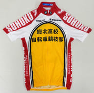 駿河屋 中古 総北高校ver 半袖サイクルジャージ イエロー Xsサイズ 弱虫ペダル J Sports サイクルジャージ サイクルウェア