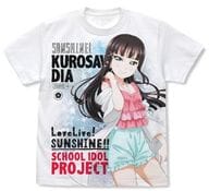 駿河屋 新品 中古 黒澤ダイヤ パジャマver フルグラフィックtシャツ ホワイト Lサイズ ラブライブ サンシャイン その他