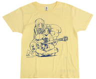 駿河屋 中古 めんま じんたん アメラブくん コラボtシャツ ライトイエロー Mサイズ あの花 Galileo Galilei その他