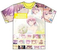 中野一花 フルグラフィックTシャツ イエロー Lサイズ 「五等分の花嫁」