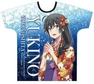 雪ノ下雪乃(袴Ver.) フルグラフィックTシャツ ブルー フリーサイズ 「やはり俺の青春ラブコメはまちがっている。完」