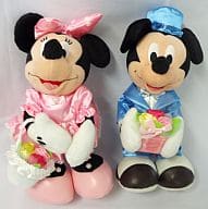 駿河屋 中古 ミッキー ミニー Nttぬいぐるみ電報 ディズニー ぬいぐるみ