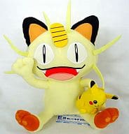 駿河屋 中古 ニャース ぬいぐるみwithポケモンドール ポケモンわくわくゲットくじ12 E賞 ぬいぐるみ