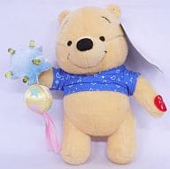駿河屋 中古 プーさん 青シャツ プーさんとうさぎ 光る七夕ぬいぐるみ クマのプーさん ぬいぐるみ