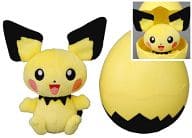 駿河屋 新品 中古 T 01 ピチュー ポケモンのタマゴぬいぐるみ ポケットモンスター ベストウイッシュ ぬいぐるみ