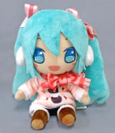 駿河屋 中古 初音ミク カチューシャ ピンク ミクぬいぐるみ Winter Ver Vocaloid ぬいぐるみ