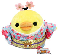 駿河屋 中古 タグ有 美品 キイロイトリ くったりぬいぐるみ M 着物リラックマテーマ リラックマ ぬいぐるみ