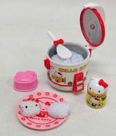 駿河屋 中古 3 キティちゃんおにぎり ハローキティ お料理だいすき トレーディングフィギュア