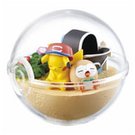 駿河屋 中古 1 サトシのピカチュウ モクロー ポケットモンスター サン ムーン テラリウムコレクションex アローラ 地方編 トレーディングフィギュア