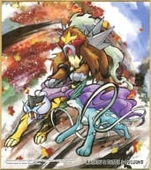 駿河屋 中古 13 ライコウ エンテイ スイクン ポケモン 色紙art2 雑貨