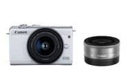 Canon ミラーレス一眼 カメラ EOS M200 ダブルレンズキット (ホワイト) [EOSM200WH-WLK]