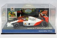 駿河屋 中古 1 43 マクラーレン ホンダ Mp4 6 ブラジルgp優勝 1991 Shell 1 ホワイト オレンジ Limited Edition ミニカー 乗り物
