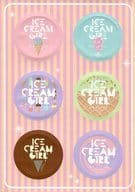 駿河屋 中古 内田彩 ステッカーシート Aya Uchida Live 2017 Icecream Girl グッズ 購入特典 シール ステッカー