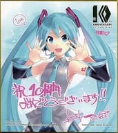 駿河屋 中古 初音ミク イラスト Kei 描き下ろしミニ色紙 タイトーくじ本舗 初音ミク 10th Anniversary 描き下ろしミニ色紙賞 紙製品その他