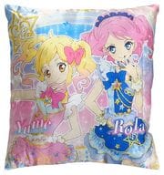 駿河屋 中古 虹野ゆめ 桜庭ローラ クッション アイカツスターズ オフィシャルショップ グリッターガラポン A賞 クッション 抱き枕 本体