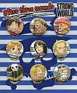 駿河屋 中古 単品 麦わらの一味 After Three Seconds 缶バッジセット 9個入り ワンピース フィルム ストロングワールド 前売り券特典第二弾 バッジ ピンズ