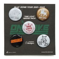 GLAY 缶バッジパック(5個セット) 「GLAY DOME TOUR 2001-2002 “ONE LOVE”」