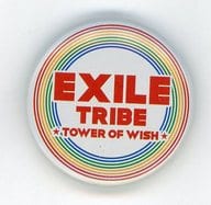 駿河屋 中古 Exile ロゴ 虹輪 Exile Tribe 缶バッジ Exile Tribe Live Tour 12 Tower Of Wish バッジ ピンズ