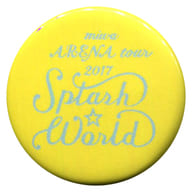 駿河屋 中古 Miwa 缶バッジ 中 背景黄色 ライブロゴ Miwa Arena Tour 17 Splash World バッジ ピンズ