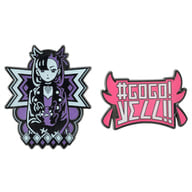 駿河屋 中古 マリィ モルペコ はらぺこもよう ロゴ ピンズ2個セット Gogo Yell ポケットモンスター ポケモン センター限定 バッジ ピンズ