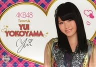 横山由依 ビジュアルシート(1211) AKB48 CAFE＆SHOP限定