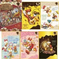 駿河屋 中古 ドナルド ダック ミニクリアホルダー付きポストカードセット 5枚入 ディズニー 東京ディズニーリゾート限定 ポストカード