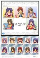 駿河屋 中古 単品 古河渚 藤林杏 一ノ瀬ことみ 計5名 80円切手10枚組 Clannad Stamp Letter Set C75 京アニショップ 金券