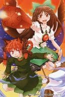 駿河屋 中古 東方project イラストカード 火焔猫燐 霊烏路空 無礼るなぉ 08 ホワイトキャンバス 小物