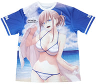 駿河屋 中古 月曜日のたわわ フルグラフィックtシャツ フリーサイズ 前髪ちゃん 比村奇石 C94 比村乳業 Tシャツ