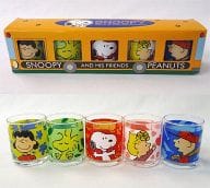 駿河屋 中古 集合 Snoopy And His Friends ミニグラスセット 5個セット Peanuts ピーナッツ グラス