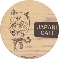 ヒョウ オリジナル両面コースター 「けものフレンズ ジャパリカフェ」 WEB予約・来場者特典