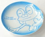 駿河屋 中古 ケロマツ ポケモンプレート オリジナル皿 銀のさら 釜寅 ポケットモンスターxy 秋のわくわくキャンペーンプレゼント品 皿 茶碗
