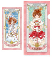 駿河屋 中古 木之本桜 カード風絵柄 ノート クリアファイルセット 一番くじ アニメ カードキャプターさくら クリアカード編 Twinkle Little Magic E賞 その他