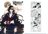 駿河屋 中古 更衣小夜 七原文人 クリアファイル 劇場版 Blood C The Last Dark 前売券特典 クリアファイル