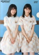 生田絵梨花＆西野七瀬(乃木坂46) A4クリアファイルA Ver. 「日経エンタテインメント!2017年10月号」 セブンイレブン購入特典