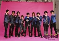 駿河屋 中古 Hey Say Jump 集合 9人 横型 全身 衣装青 黒 背景ピンク Hey Say Jump Live With Me In Tokyo Dome オリジナルフォト ジャニーズ