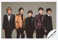 駿河屋 中古 Hey Say Jump 集合 5人 横型 膝上 衣装黒紺キャメルえんじ色 センター知念 山田 岡本両手ポケット マエヲムケ Pv ジャケ写 撮影オフショット 公式生写真 ジャニーズ