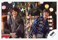 駿河屋 中古 News 手越祐也 増田貴久 横型 上半身 浴衣 公式生写真 News